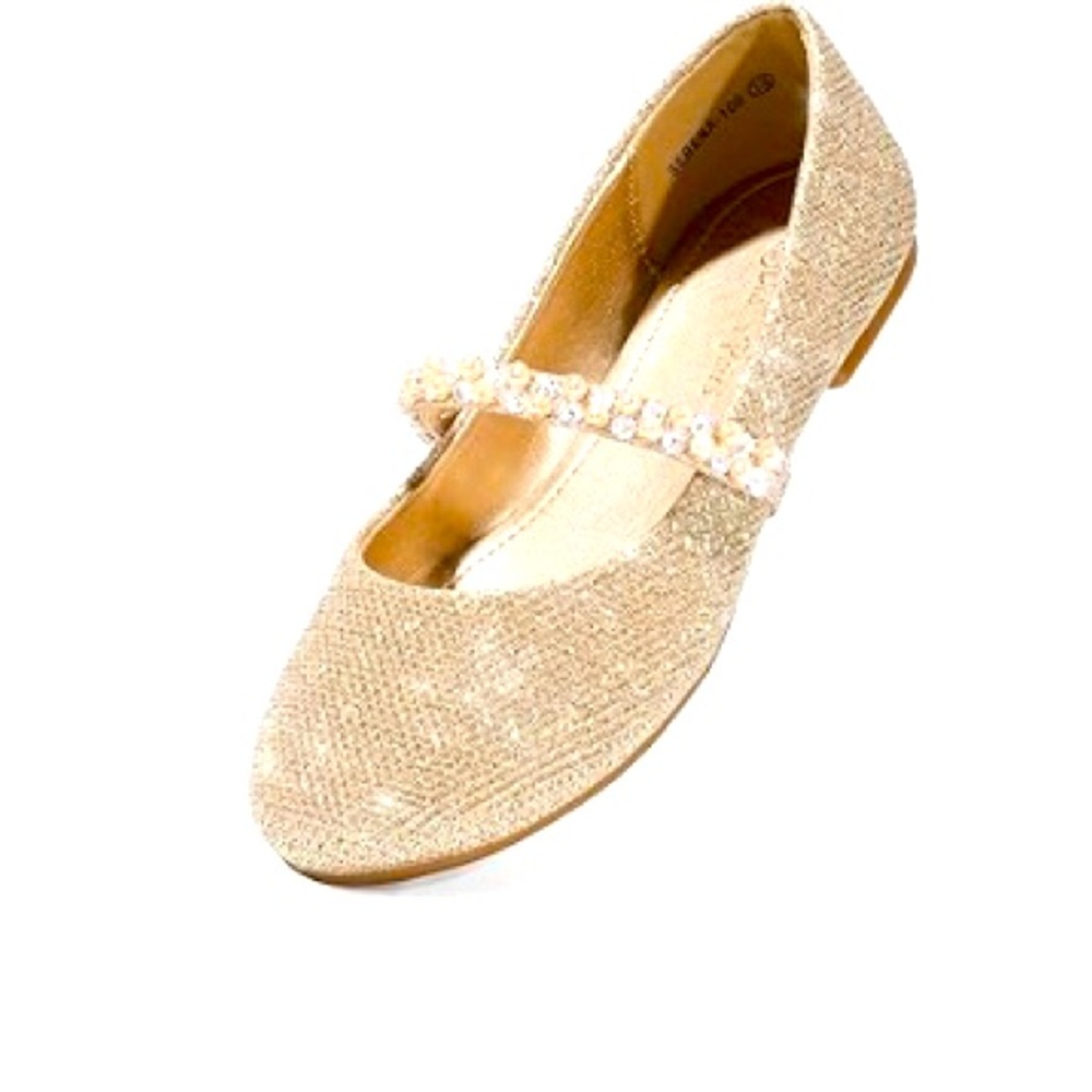 Kids gold shoes (new)